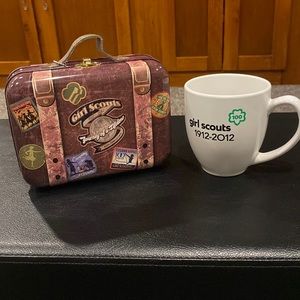 Girl Scouts Journey of a Lifetime Tin and 100 year Anniversary coffee mug